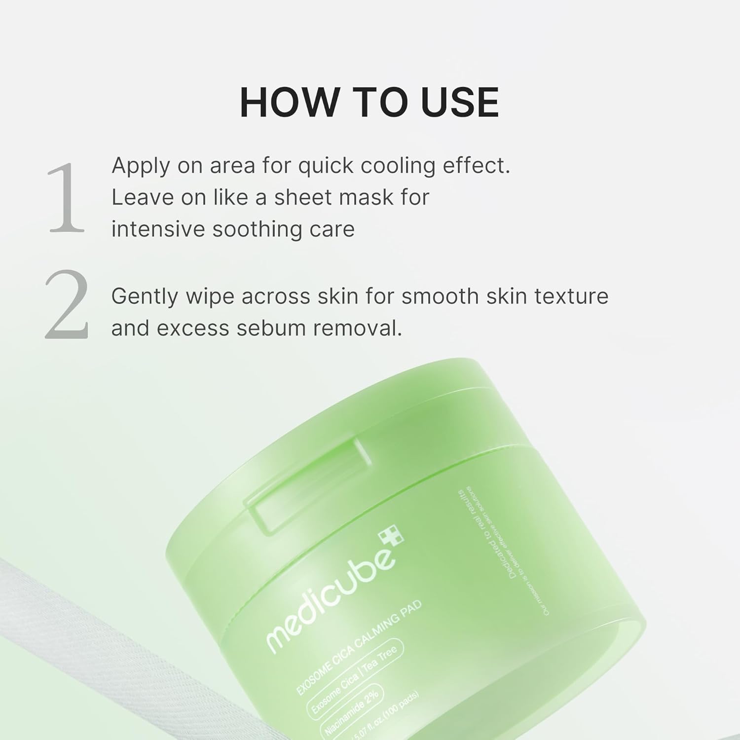 Exosome Cica Calming Pad 100 Almohadillas Calmantes - Image 2