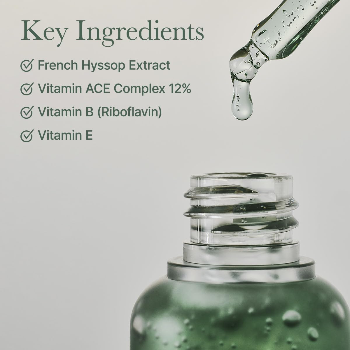 Arencia Holy Hyssop Serum 12 Niacinamida Vitaminas A C E - Image 2