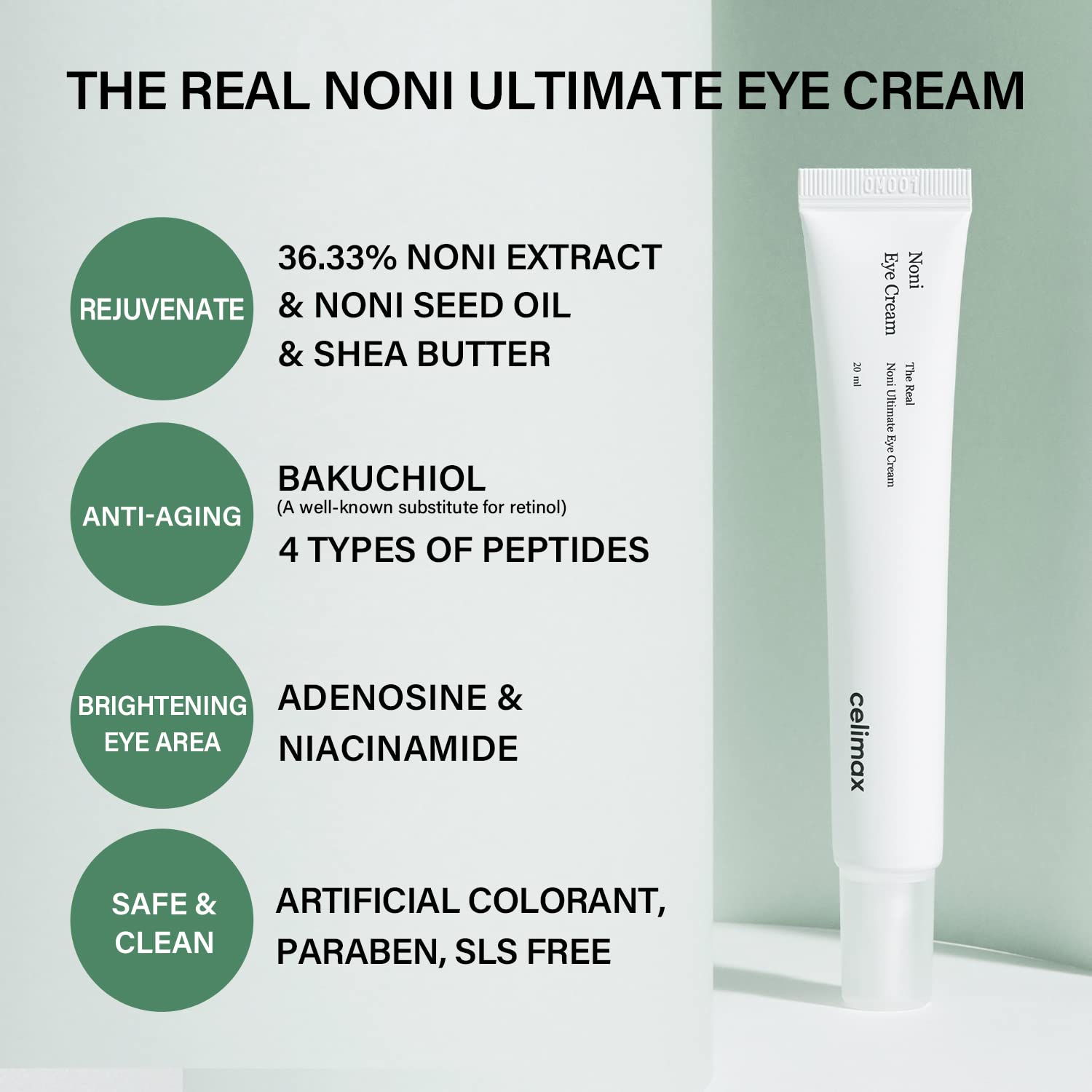 Celimax The Real Noni Ultimate Eye Cream - Imagen 4