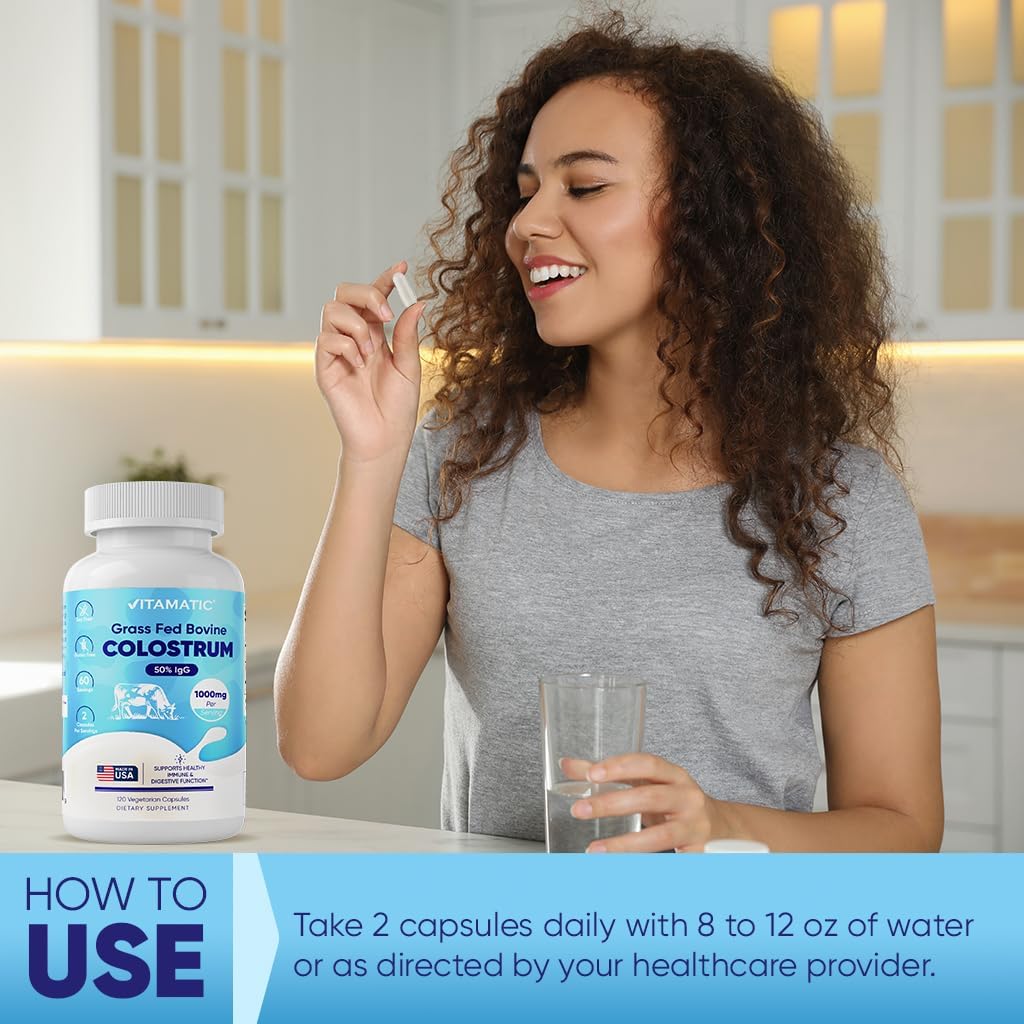 Vitamatic Bovine Colostrum 1000 mg - Imagen 2