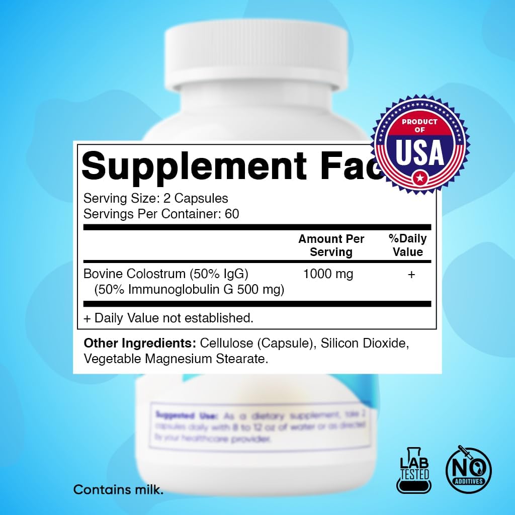 Vitamatic Bovine Colostrum 1000 mg - Imagen 3