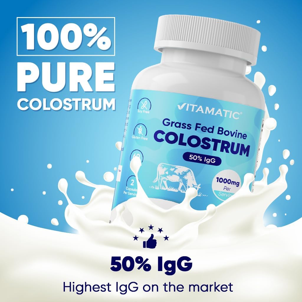 Vitamatic Bovine Colostrum 1000 mg - Imagen 4