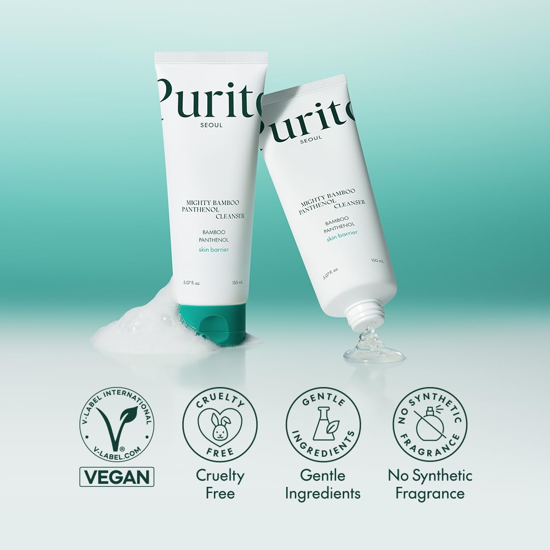 Purito Seoul Mighty Bamboo Panthenol Cleanser - Image 4