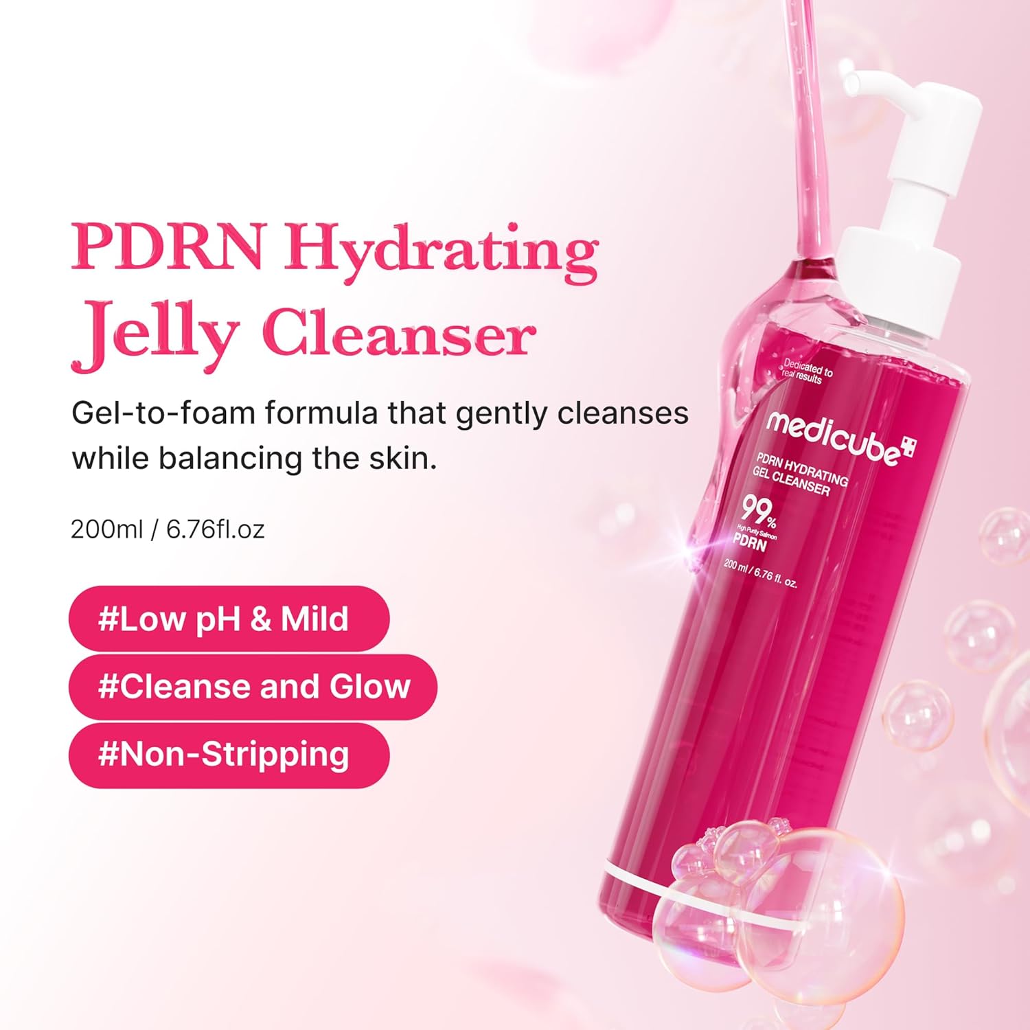 Medicube Pdrn Hydrating Gel Cleanser - Image 8