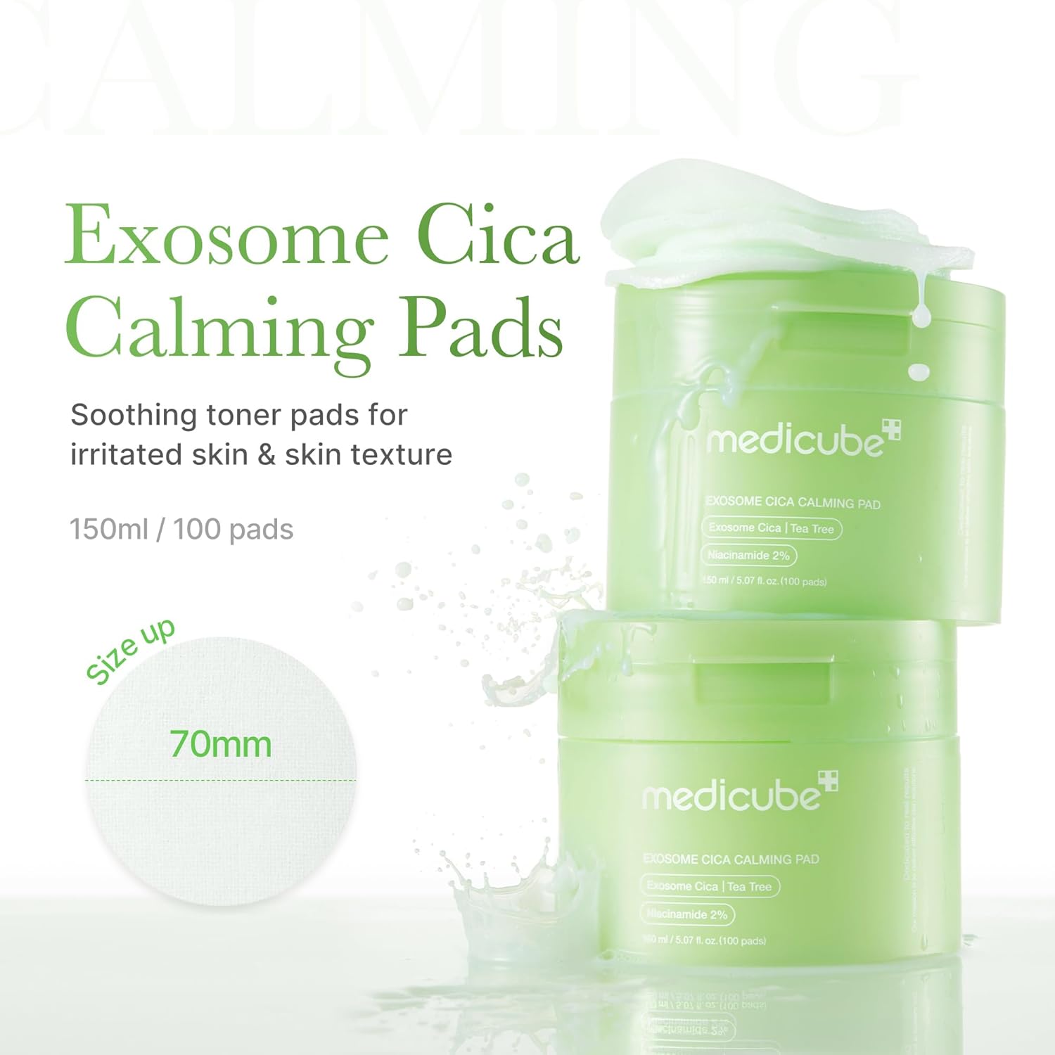 Exosome Cica Calming Pad 100 Almohadillas Calmantes - Image 4