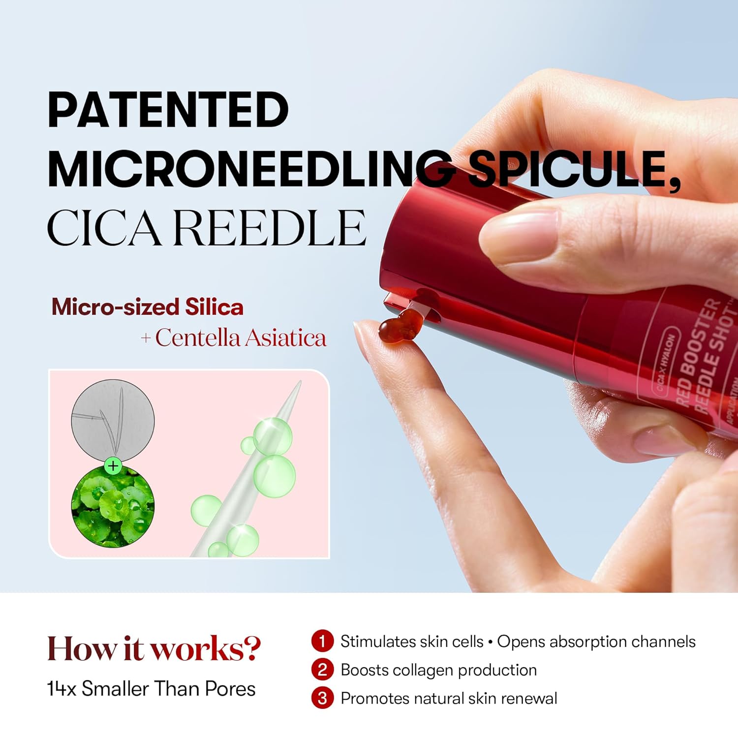 VT Cosmetics Red Booster Reedle Shot 100 - Image 4