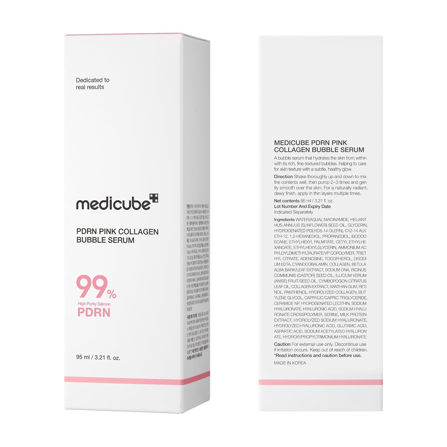 Medicube PDRN Pink Collagen Bubble Serum - Image 4