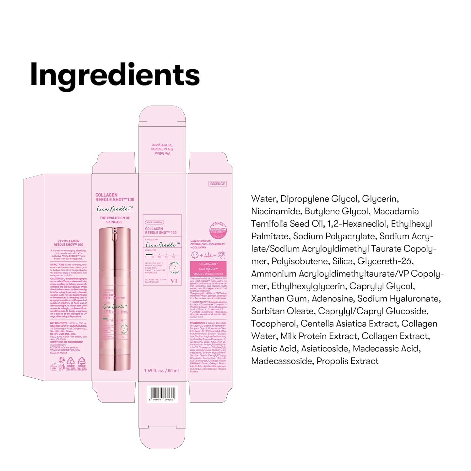 VT Cosmetics Collagen Reedle Shot 100 - Image 4