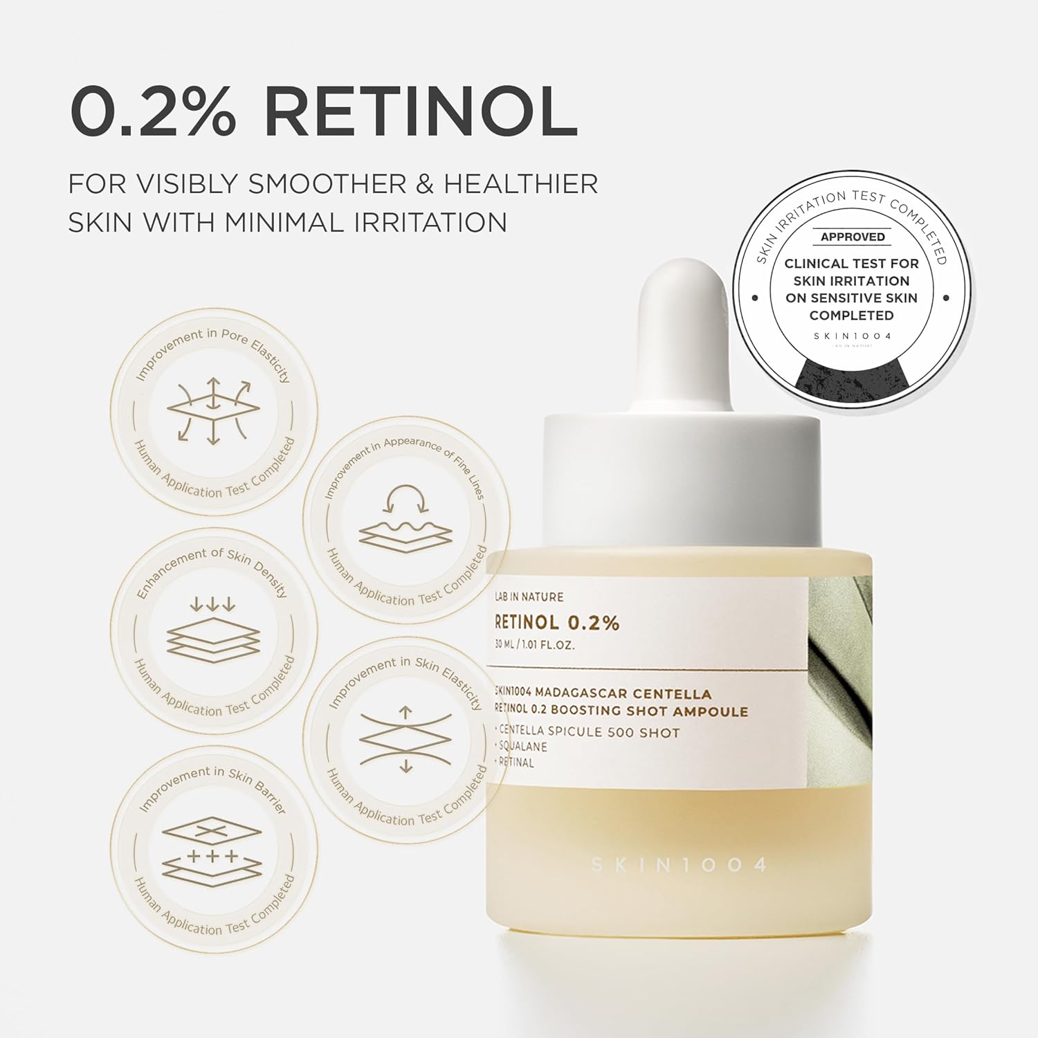 Skin1004 Madagascar Centella Retinol 0.2 Boosting Shot Ampoule - Image 3