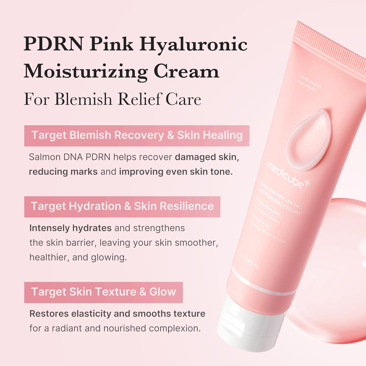 Medicube PDRN Pink Hyaluronic Moisturizing Cream - Image 5