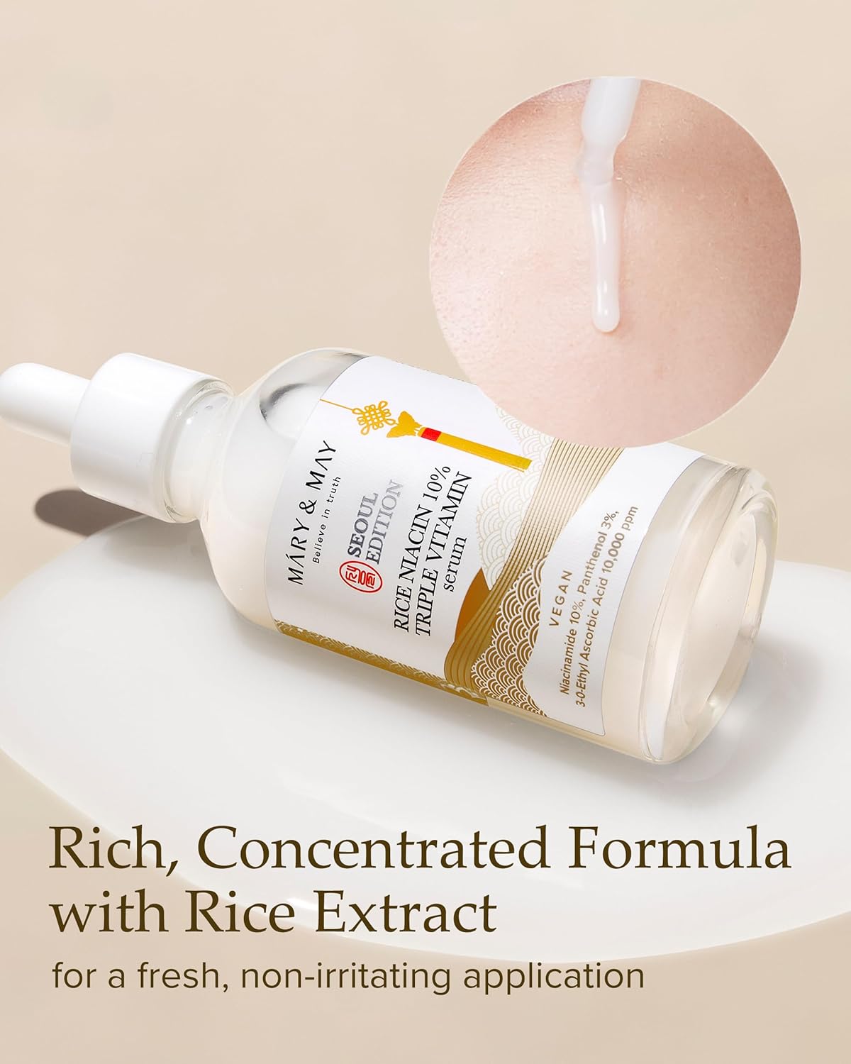 Mary&May Rice Niacin 10% Triple Vitamin Serum - Imagen 2