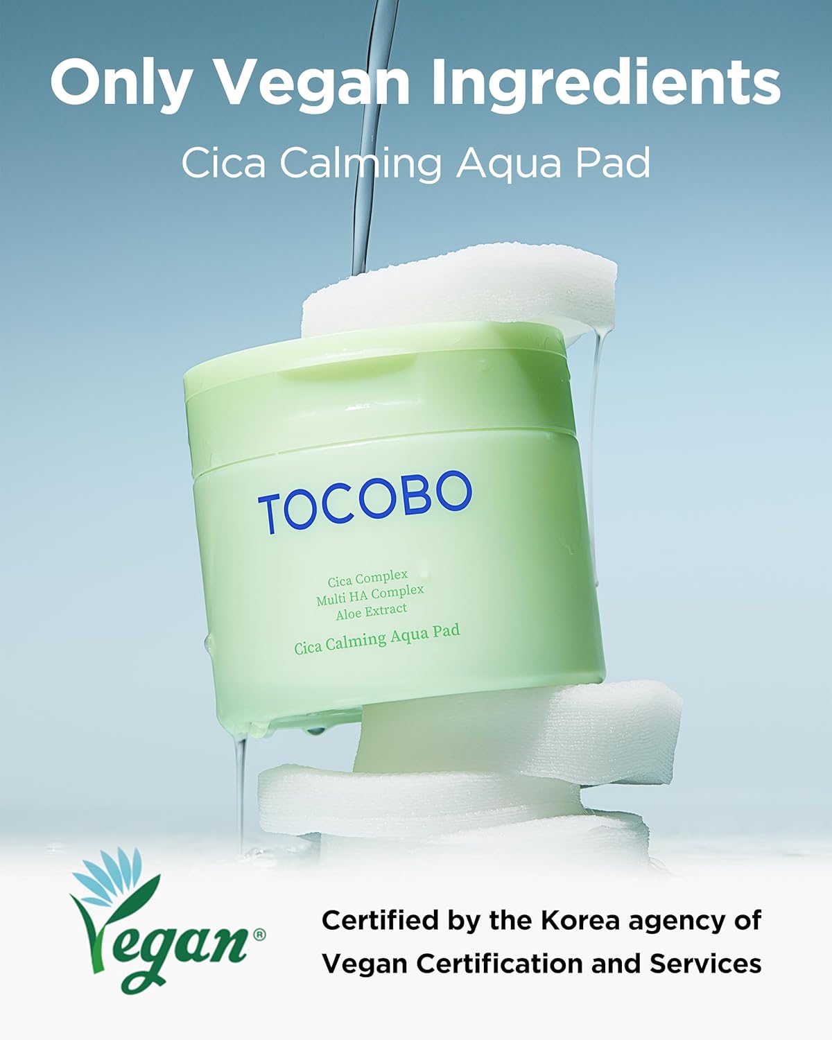 TOCOBO Cica Calming Aqua Toner Pad - Image 3