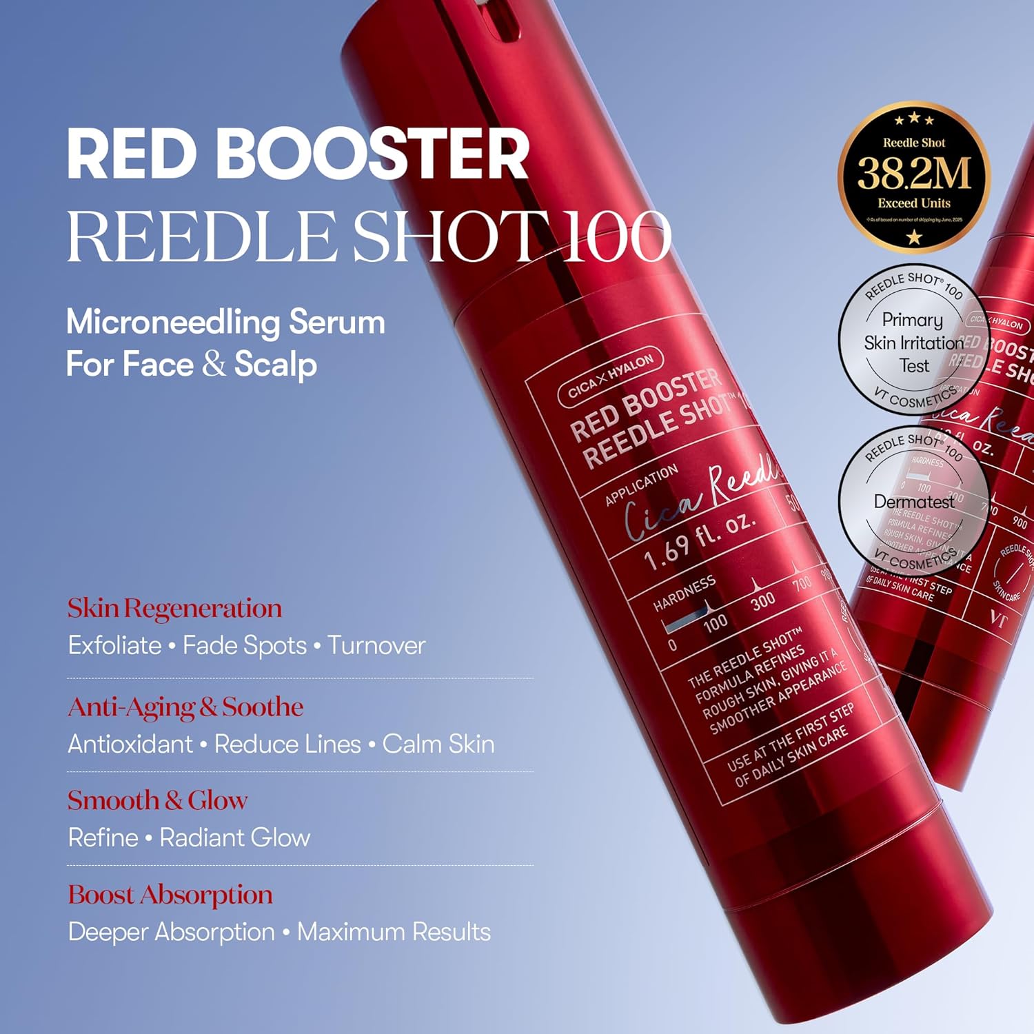 VT Cosmetics Red Booster Reedle Shot 100 - Image 7