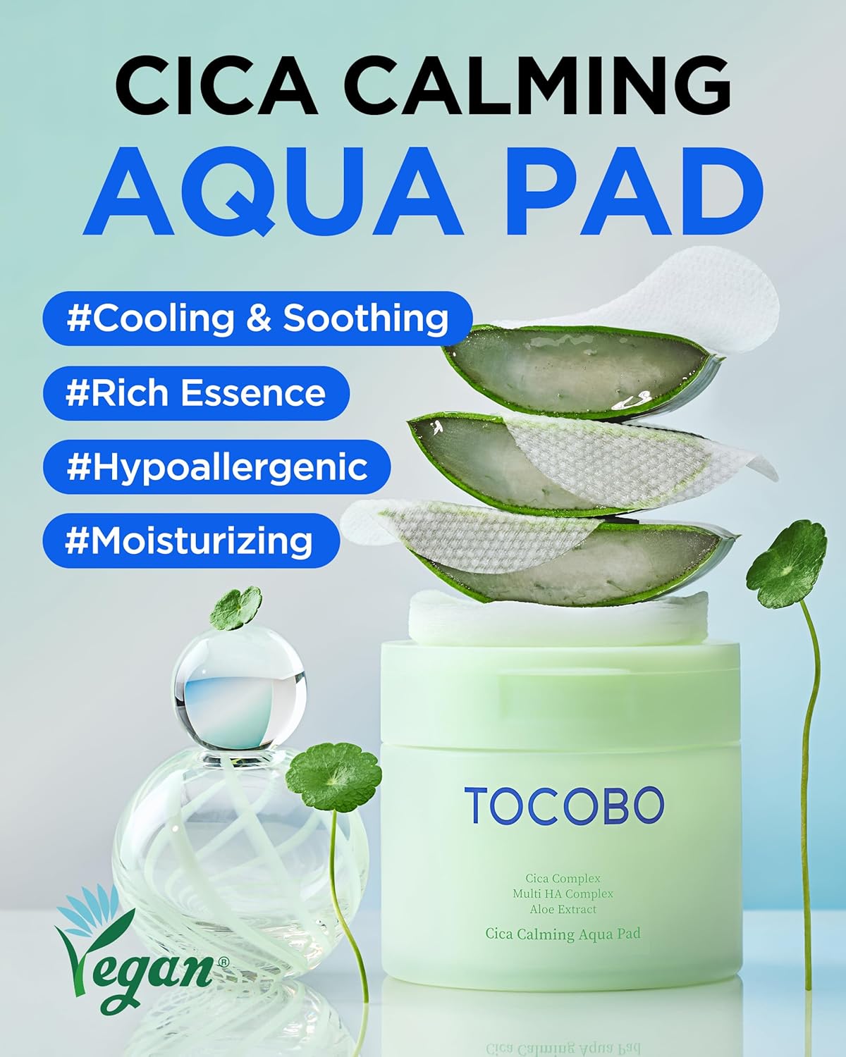 TOCOBO Cica Calming Aqua Toner Pad - Image 6