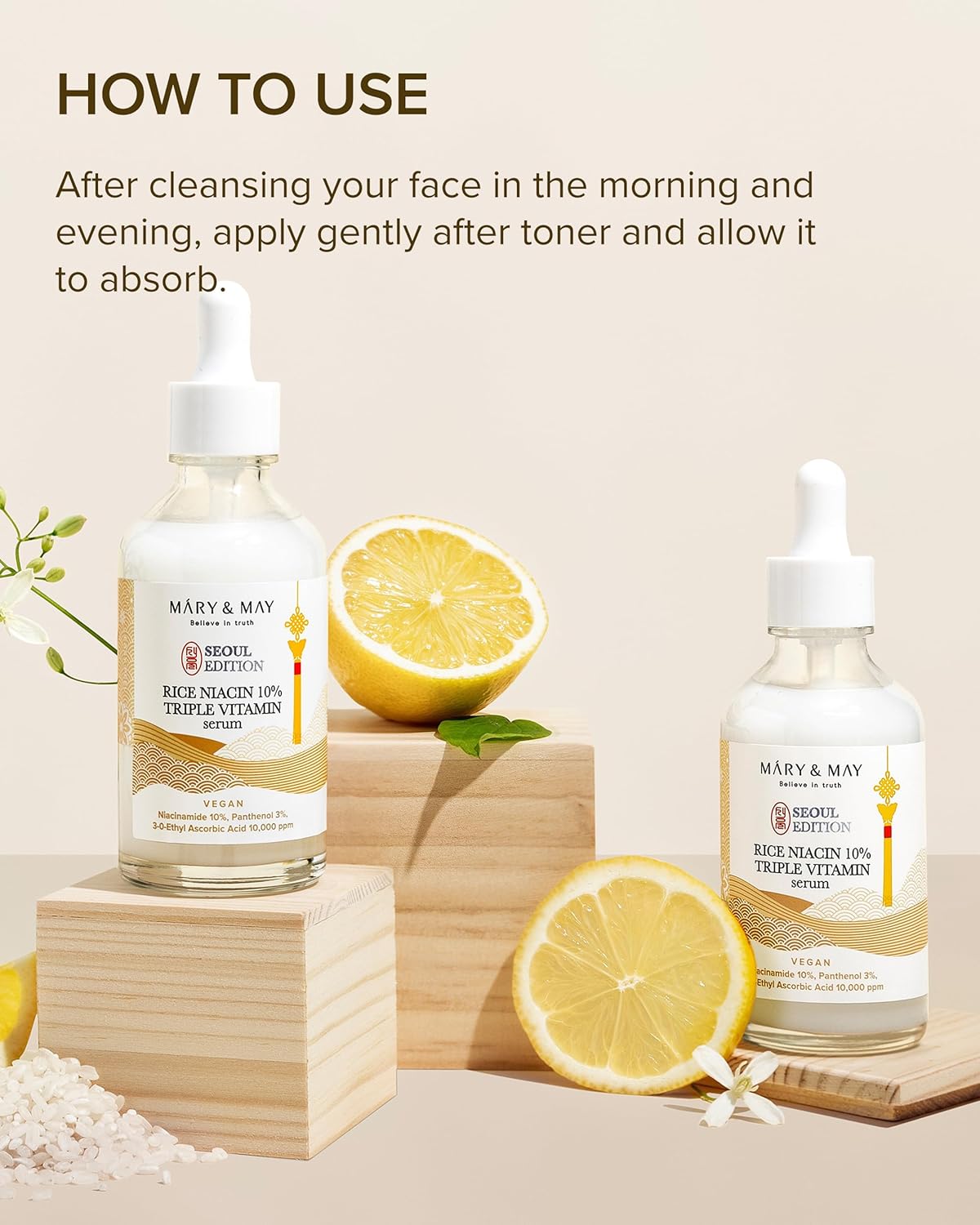 Mary&May Rice Niacin 10% Triple Vitamin Serum - Imagen 6