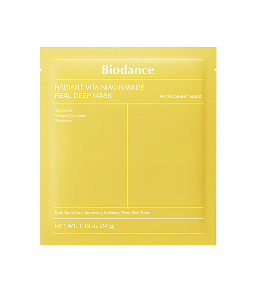 Biodance Radiant Vita Niacinamide Real Deep Mask - 1Und