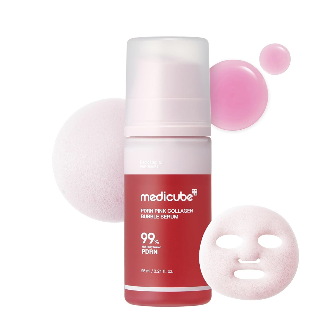 Medicube PDRN Pink Collagen Bubble Serum