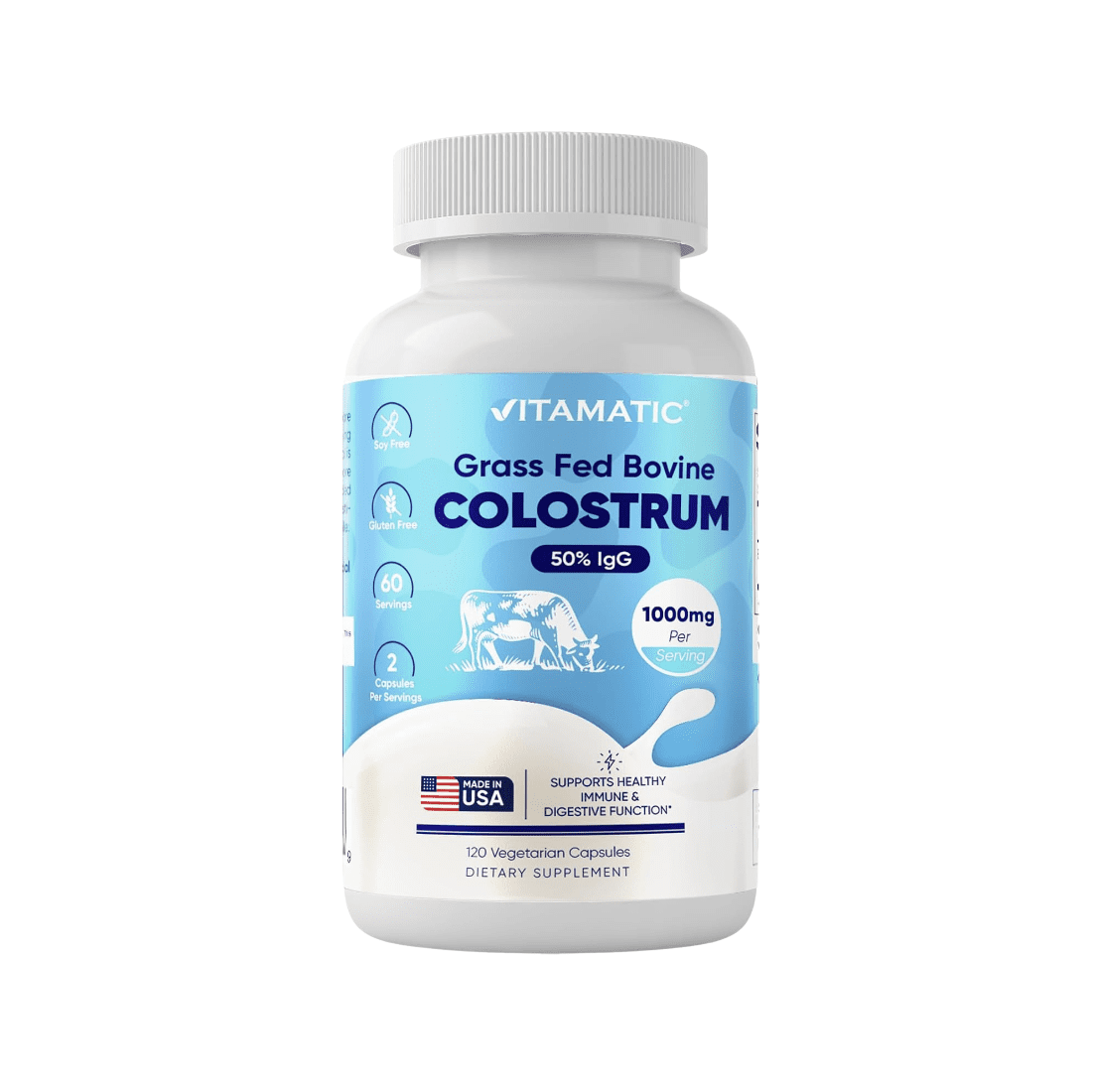 Vitamatic Bovine Colostrum 1000 mg