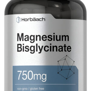 Horbäach Bisglicinato De Magnesio 750 Mg Alta Absorción