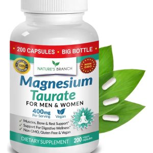 Nature Branch Suplemento Magnesio Taurate Sin Sabor