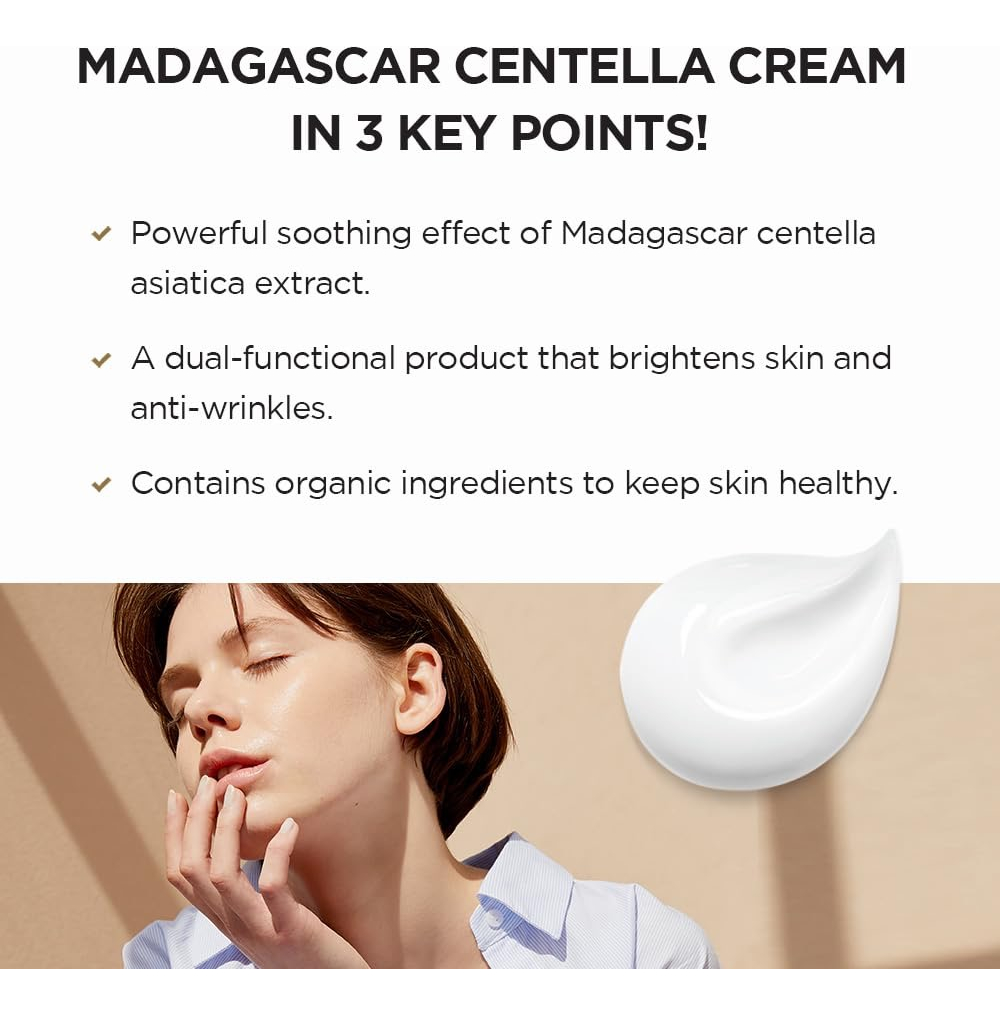 Skin1004 Madagascar Centella Cream 75 Ml Hidratante Facia - Image 3