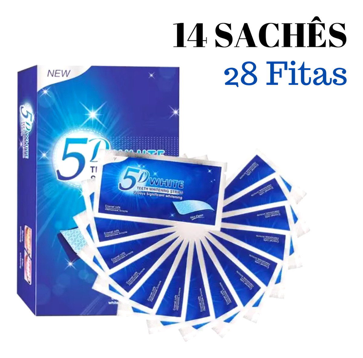 Blanqueador Dental Ultra Blanqueador, 28 Cintas 5d, Color Bl - Image 4