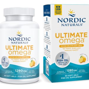 Nordic Naturals Ultimate Omega X60 | 1280 Mg Omega-3 Limón Natural