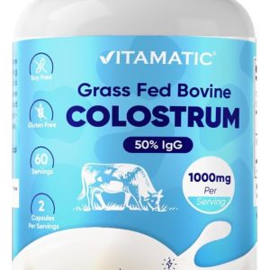 Suplemento De Calostro Bovino De 1000 Mg 50% Igg Más Alto Sabor Sin Sabor