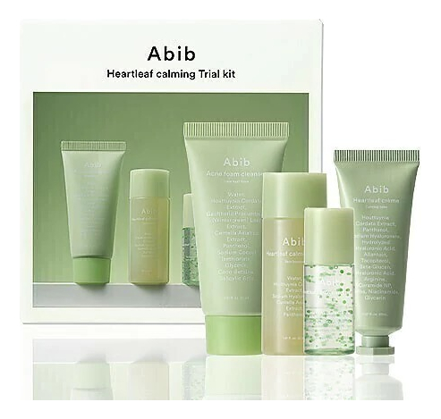 Abib Heartleaf Calming Trial Kit Facial Piel Sensible Y Acné