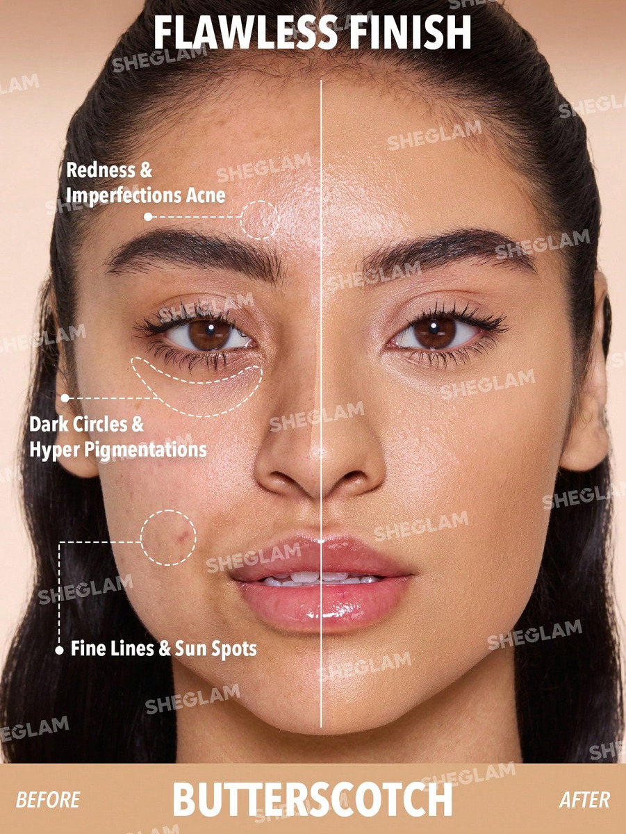 Sheglam Skin Magnet High Coverage Foundation Stick Buttersco - Image 6