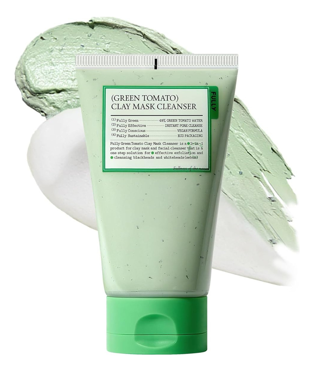 Limpieza Profunda 2 En 1 Fully Green Tomato Clay Mask Cleans