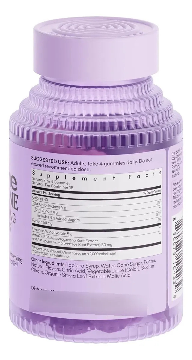 Lemme Creatine Gummies 5g Creatina Monohidratada 60 Gomitas - Image 4