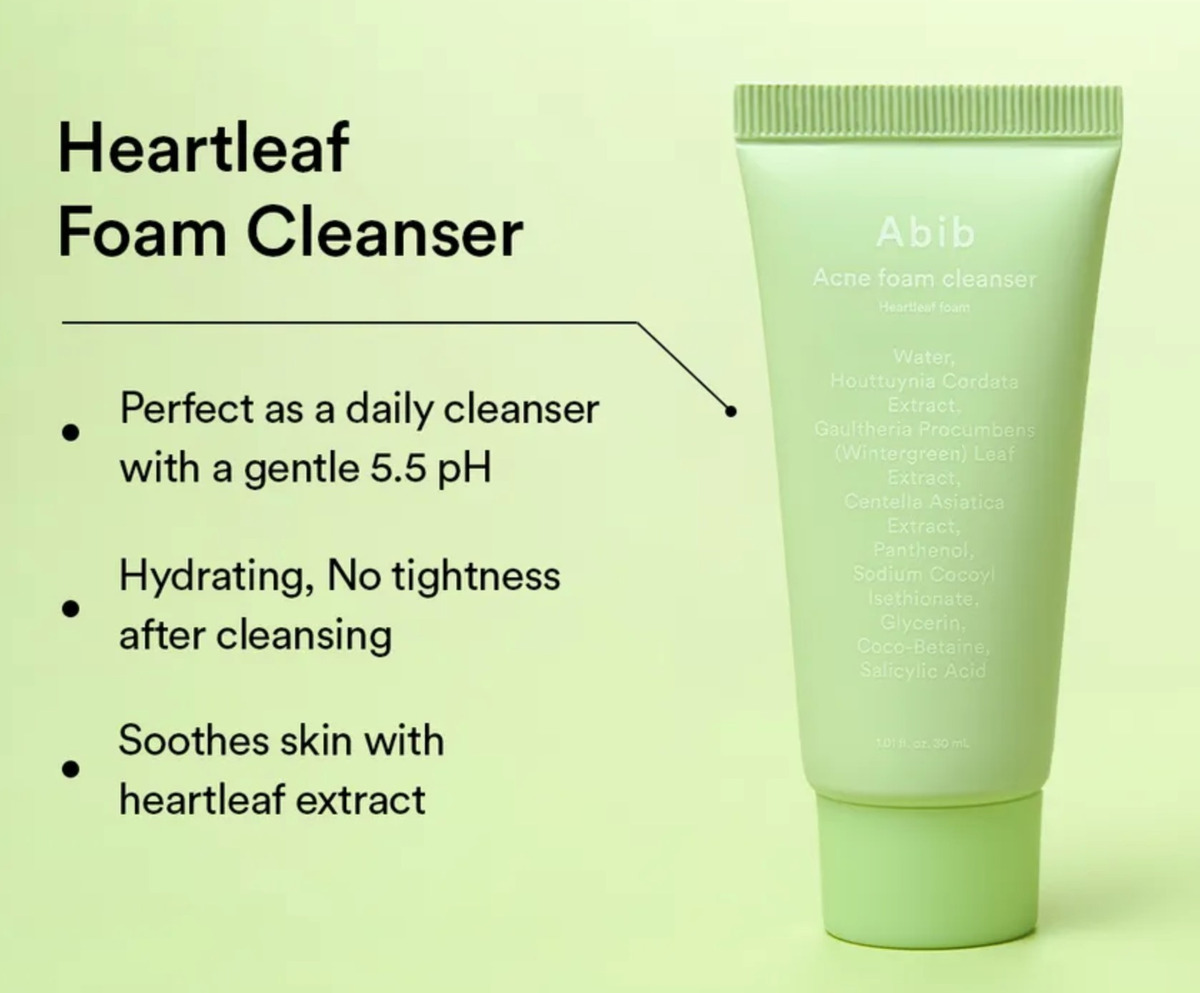 Abib Heartleaf Calming Trial Kit Facial Piel Sensible Y Acné - Image 8