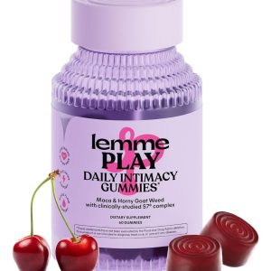 Lemme Play Daily Intimacy Gummies Con Maca&complejo S7 60 Pz Frutos Rojos