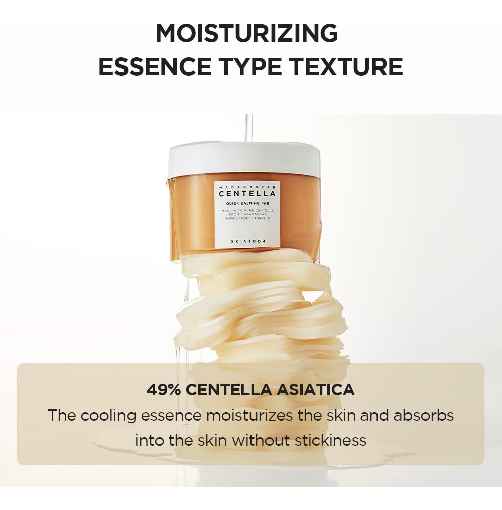 Skin1004 Madagascar Centella Quick Calming Pad 70pads - Image 6