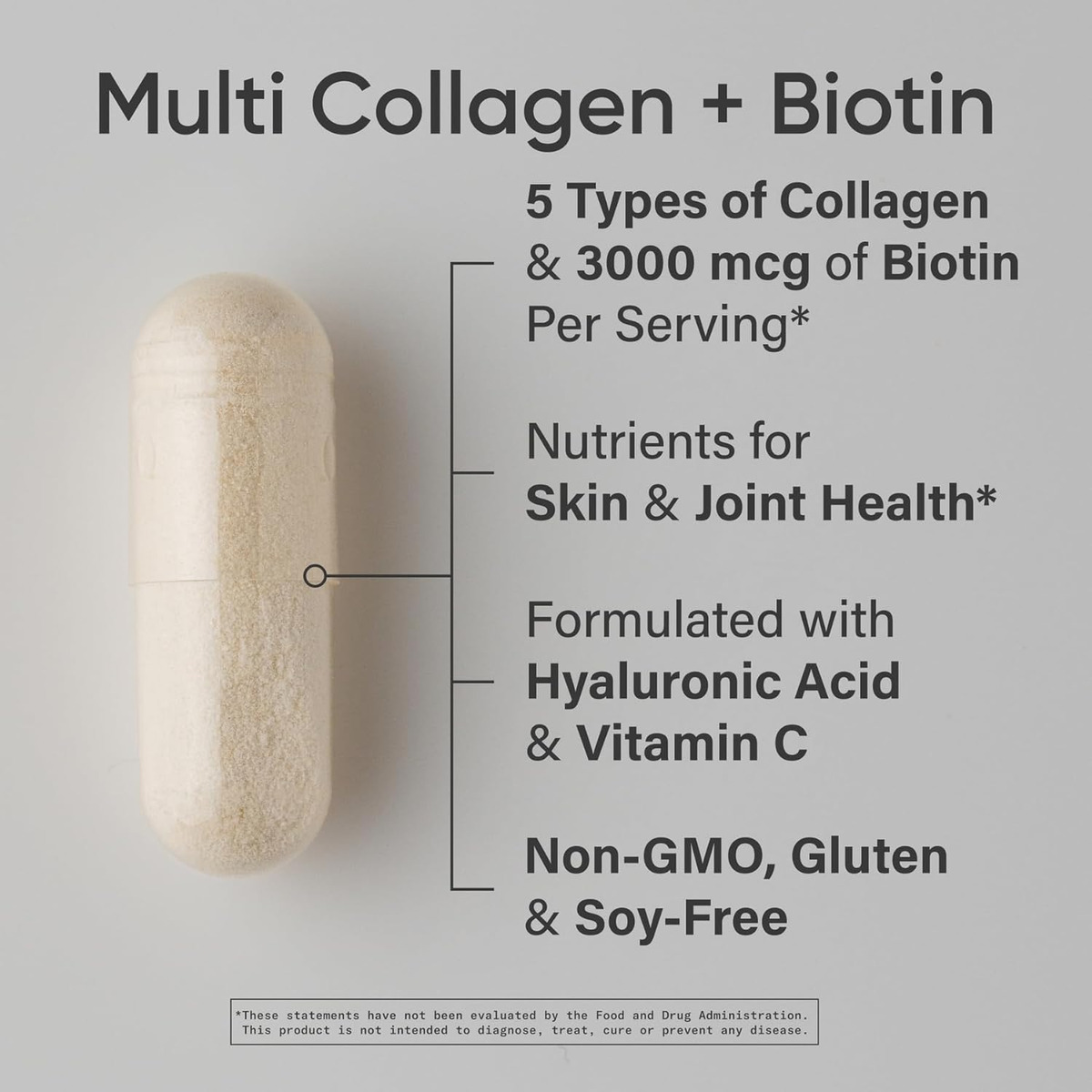 Sports Research Multi Collagen Con Biotina 90 Cápsulas - Image 4