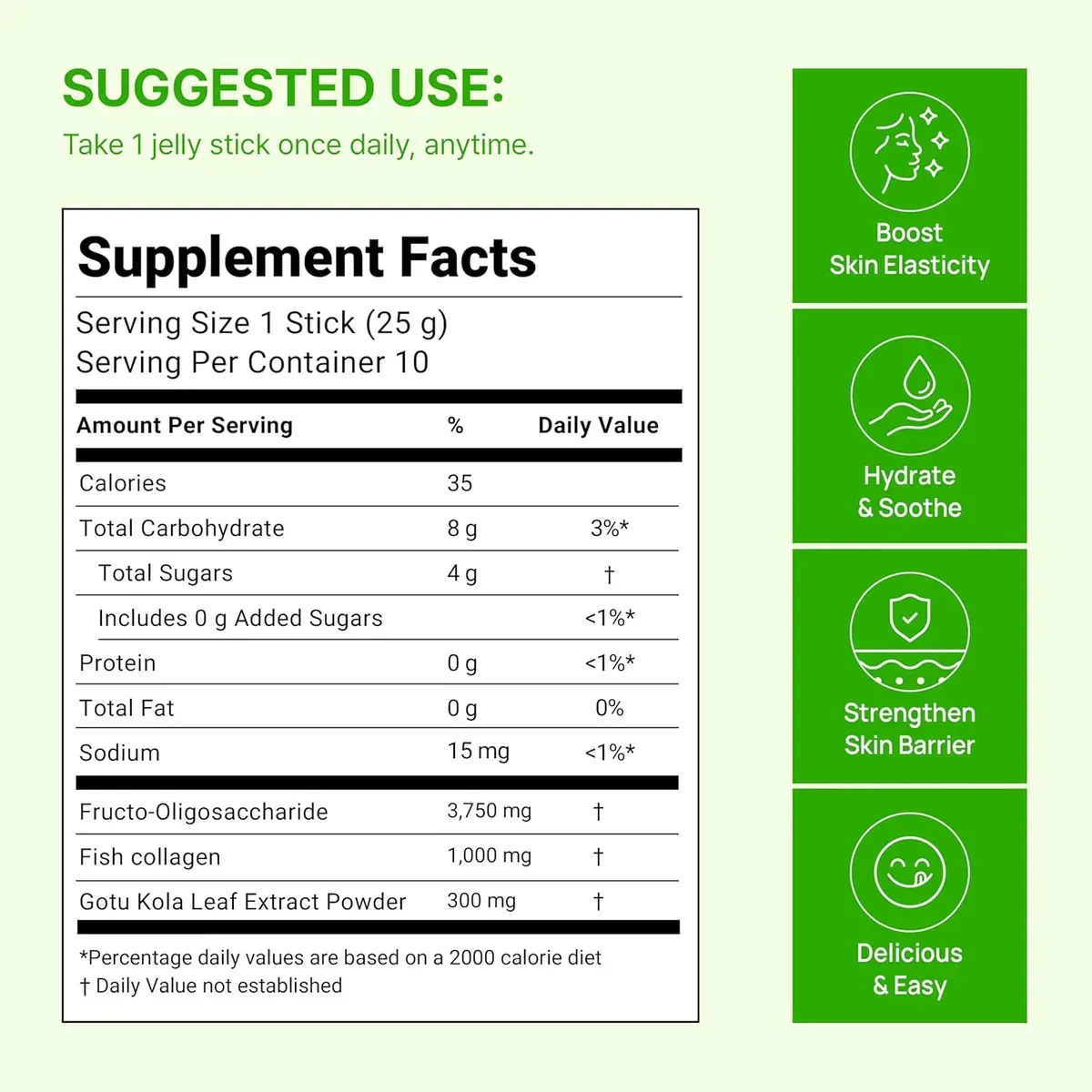 Foodology Suplemento De Collagen Centella Jelly - 10sticks - Image 3