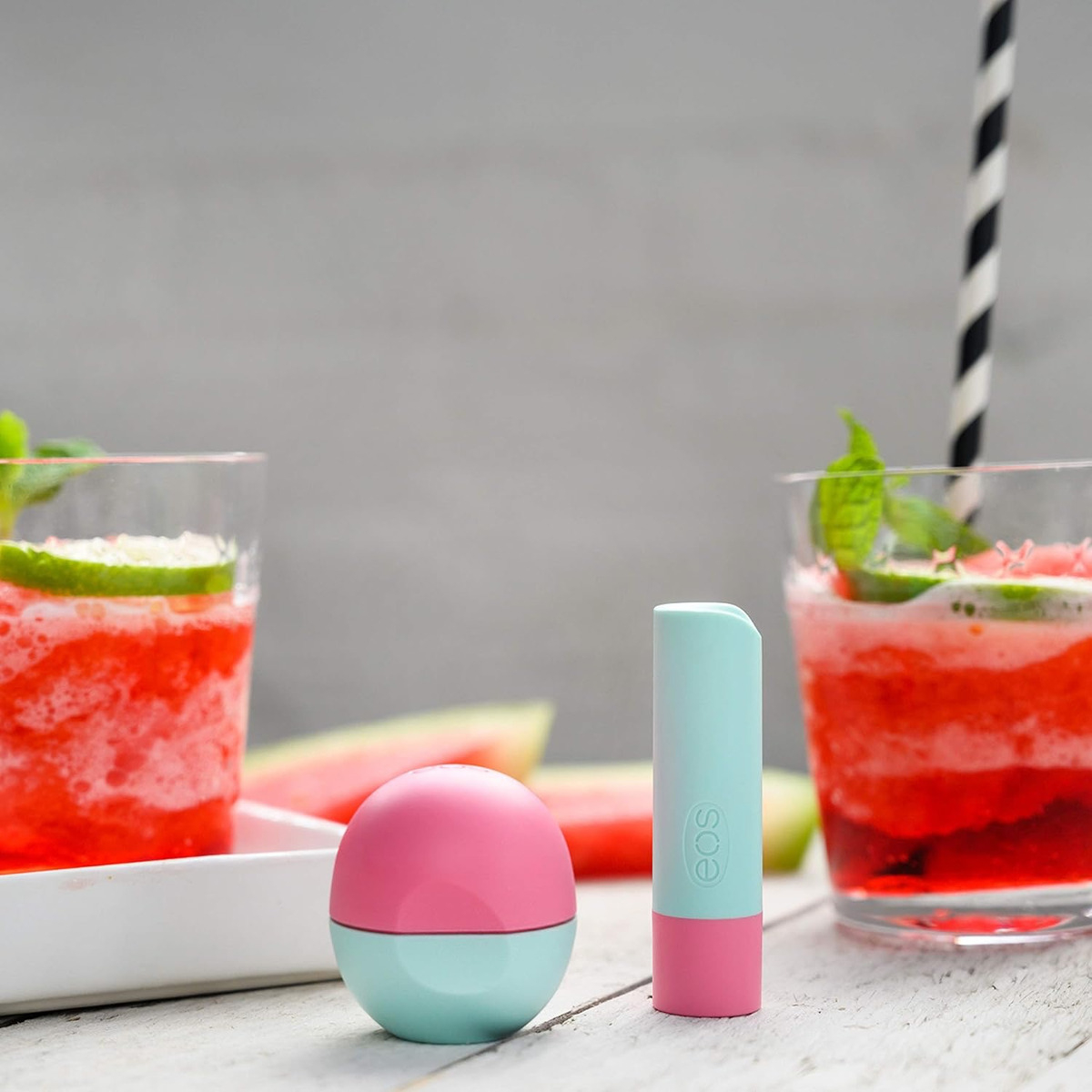 Eos, Kit Com 2 Lip Balm, Watermelon Frosé, Fresh Mint E Lime - Image 4