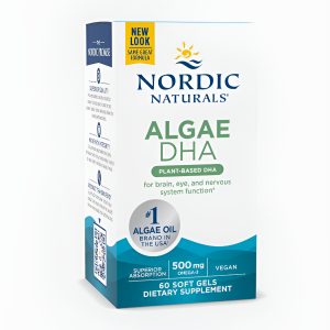 Nordic Naturals Algae Dha Omega3 500mg 60soft Sabor Sin Sabor