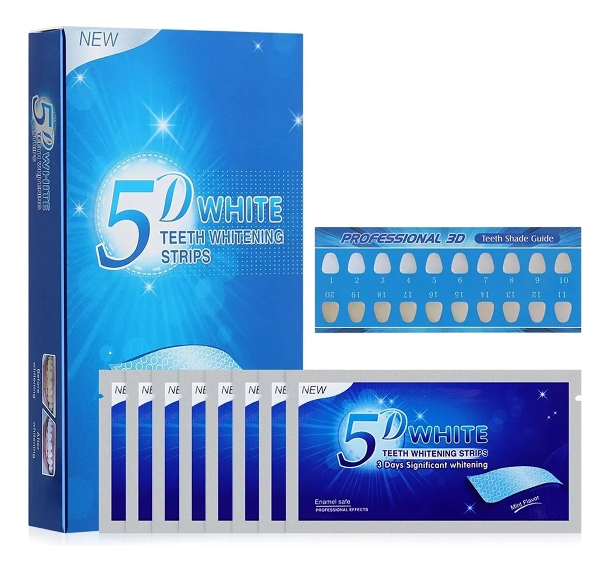Blanqueador Dental Ultra Blanqueador, 28 Cintas 5d, Color Bl - Image 9