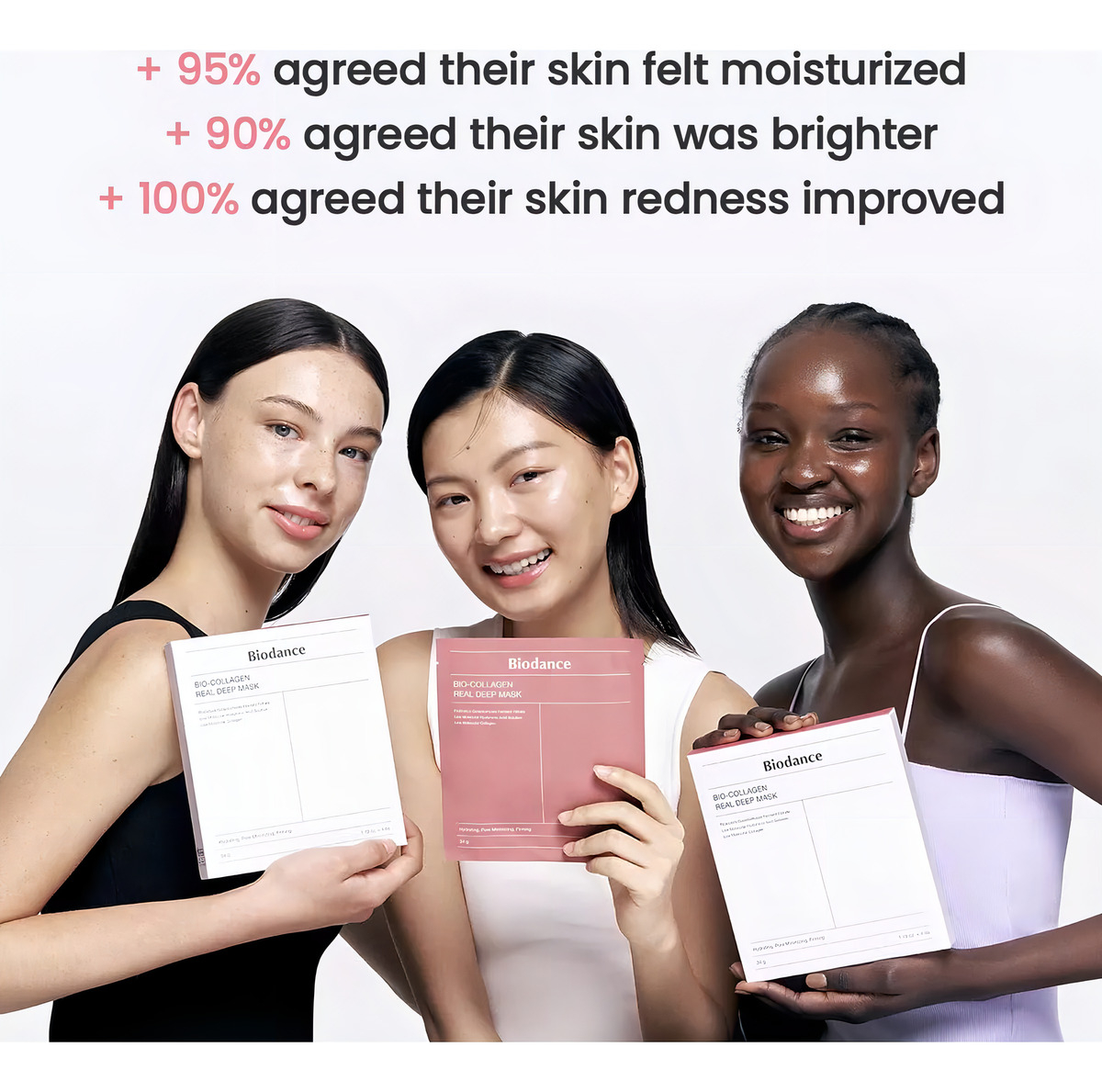 4 Unidades Biodance Bio Collagen Real Deep Mask Overnight Mask Hydrogel Mask Sheet, Pore Tightening, Hidratación Profunda, Low Molecularcollagen Face Mask Apto Para Pieles Sensibles Normal - Image 10