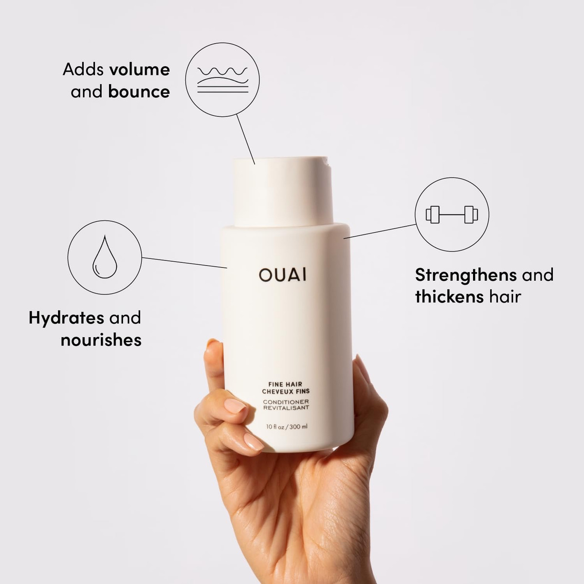 Ouai Fine Hair Conditioner 300 Ml Acondicionador Voluminiz - Image 2