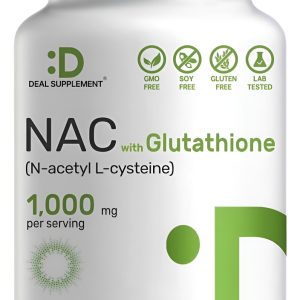 Deal Supplement Suplemento Nac Glutathione Apoyo Antioxidant Sin Sabor