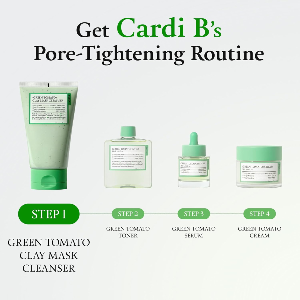 Limpieza Profunda 2 En 1 Fully Green Tomato Clay Mask Cleans - Image 7