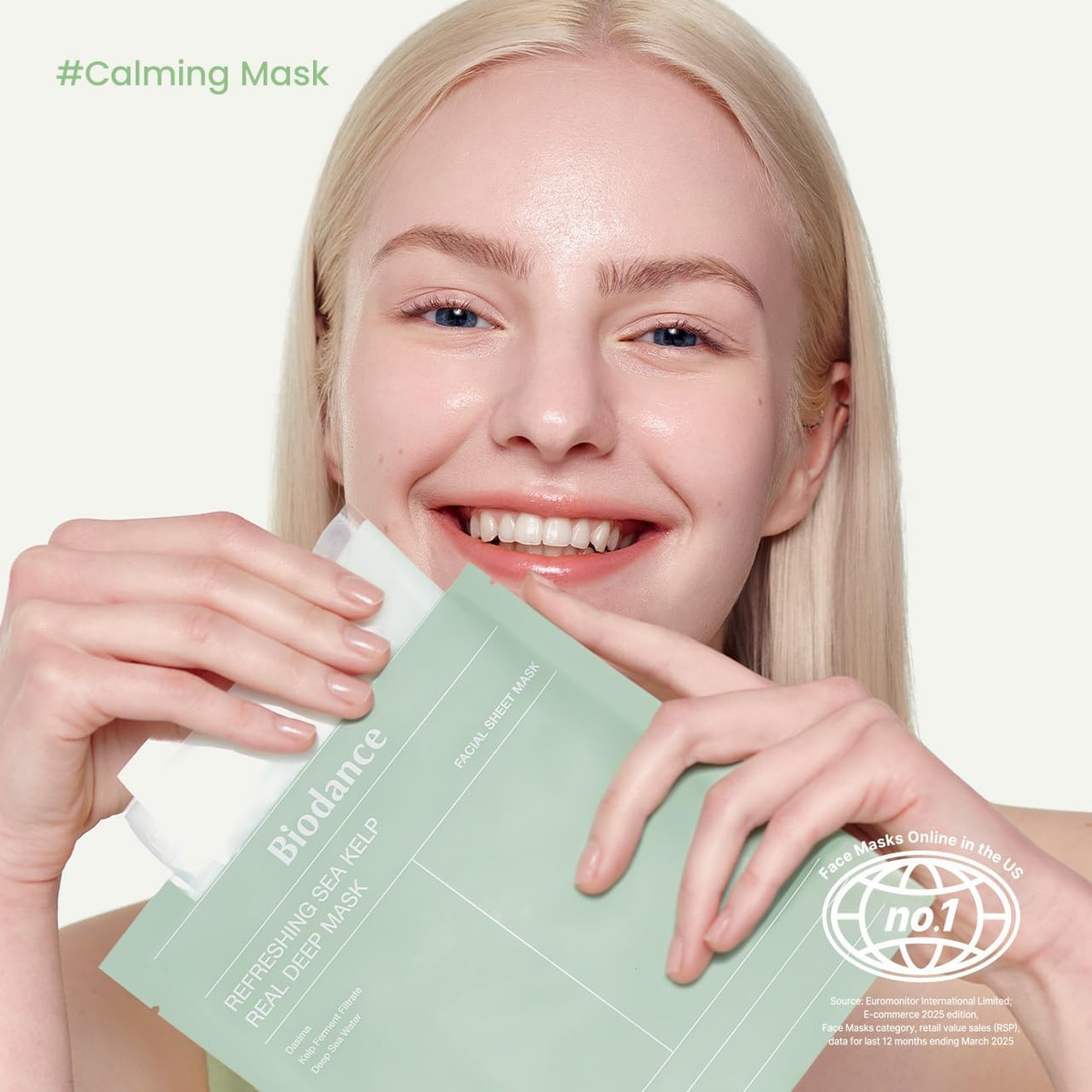 Biodance Mascarilla Facial Refreshing Sea Kelp Real -1und - Image 4