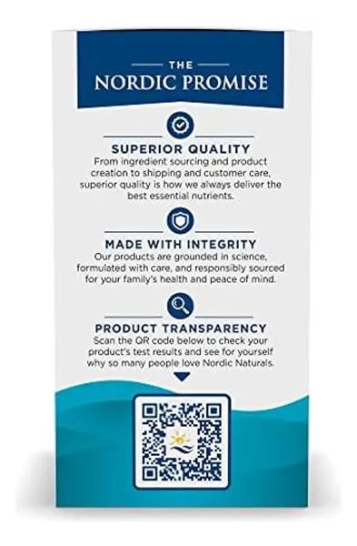 Nordic Naturals Ultimate Omega X60 | 1280 Mg Omega-3 Limón Natural - Image 2