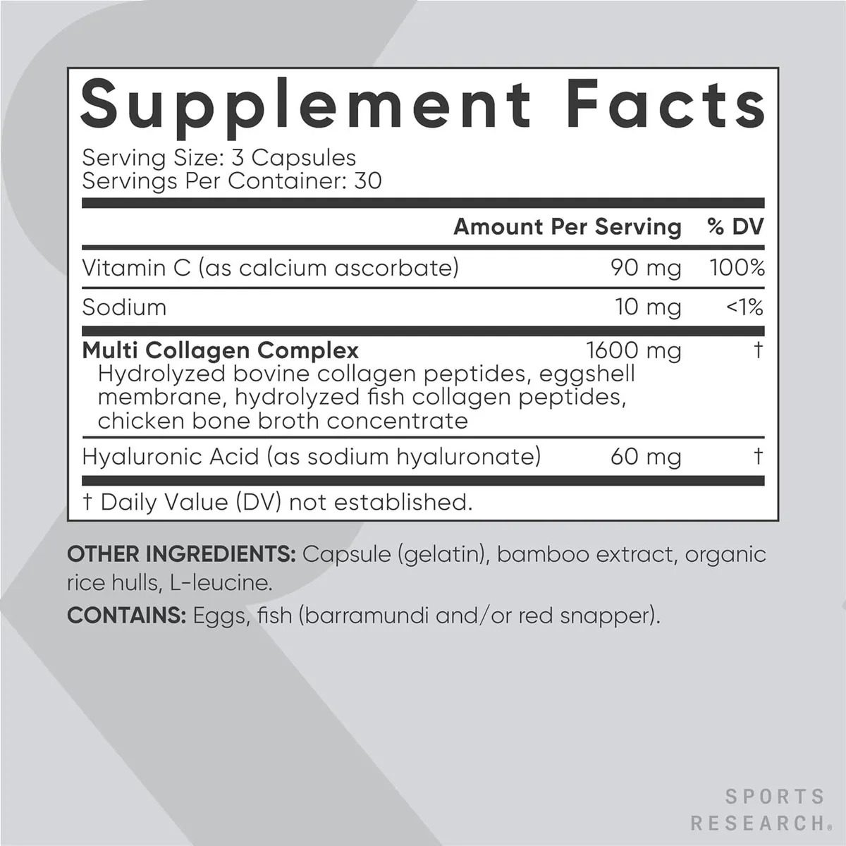 Sports Research Multi Collagen - Imagen 3