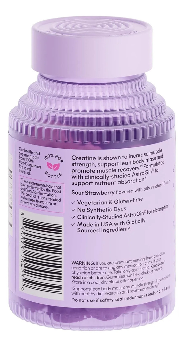 Lemme Creatine Gummies 5g Creatina Monohidratada 60 Gomitas - Image 3