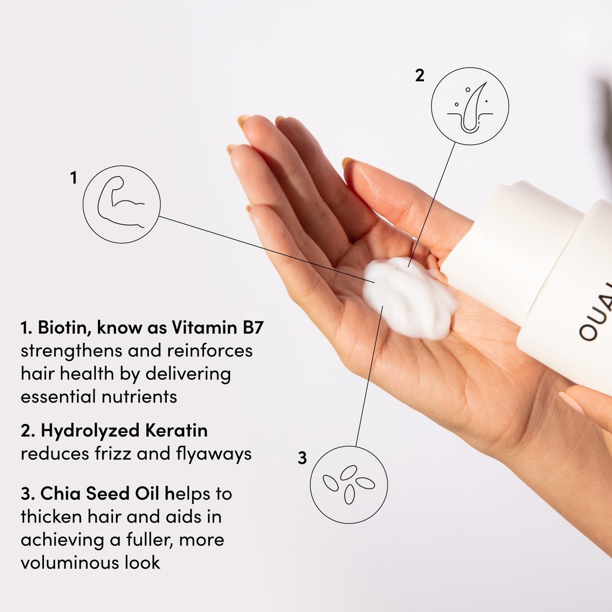 Ouai Fine Hair Conditioner 300 Ml Acondicionador Voluminiz - Image 4