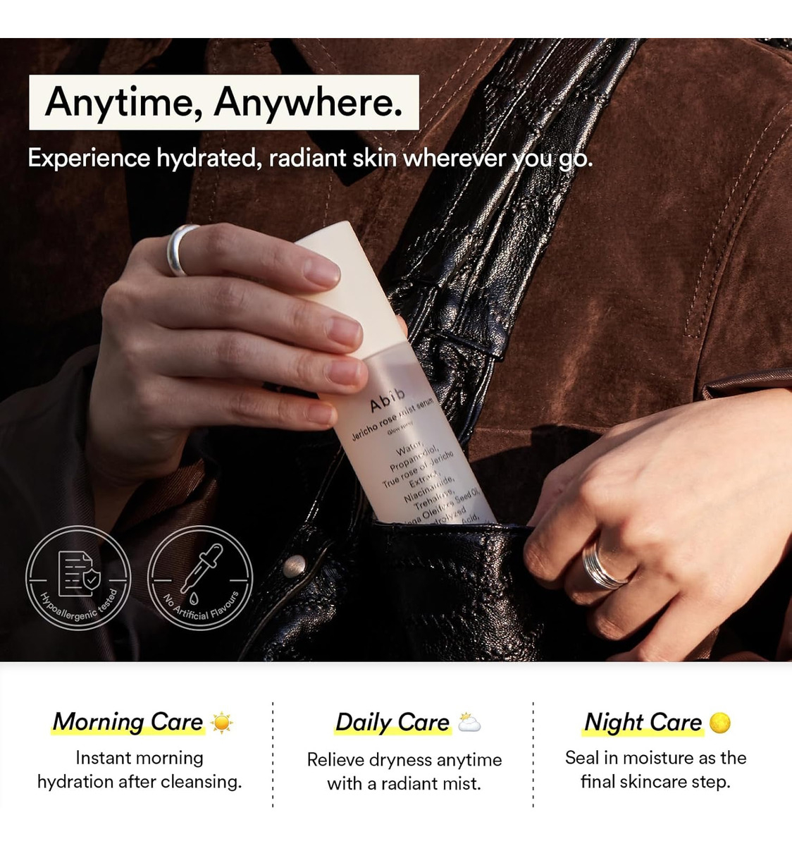 Abib Jericho Rose Mist Serum Hidratante Con Niacinamida 100ml Rostro Todo Tipo De Piel Día/noche - Image 7